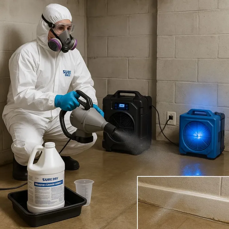 Sanitization and Odor Removal process in Prairie Heights, WA